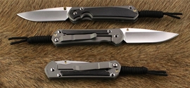 Small Sebenza 31 Inlay Bog Oak Drop Point