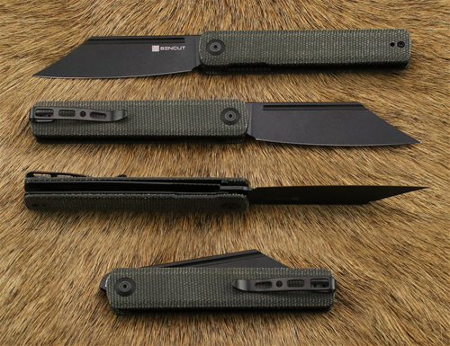 Bronte Dark Green Canvas Micarta